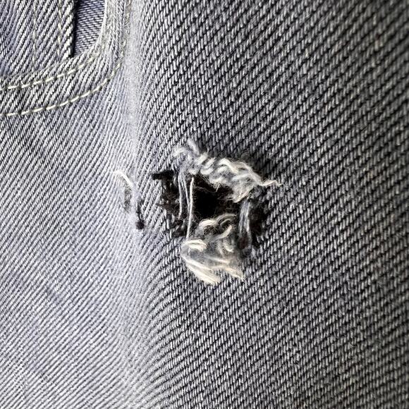 Levis Jeans Mens Size 34 X 30 Slate Blue Gray 501 Button Fly Straight Leg - Picture 6 of 16